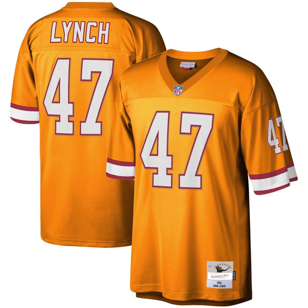 Tampa Bay Buccaneers John Lynch Orange Big & Tall 1995 Legacy Retired Player Jersey product image 1, provided for visual