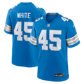 Detroit Lions Devin White Blue Team Game Jersey product image 1, provided for visual reference and product detail review
