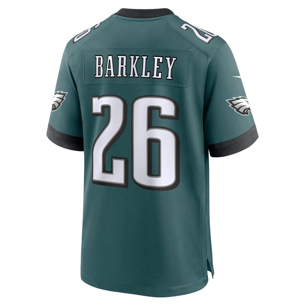 Philadelphia Eagles Saquon Barkley Midnight Green Game Player Jersey product image 3, provided for visual reference and