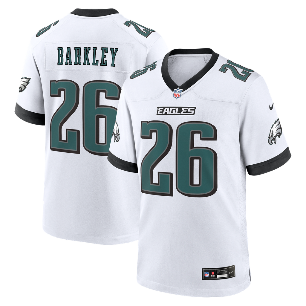 Philadelphia Eagles Saquon Barkley Black Alternate Game Jersey product image 13, provided for visual reference and product