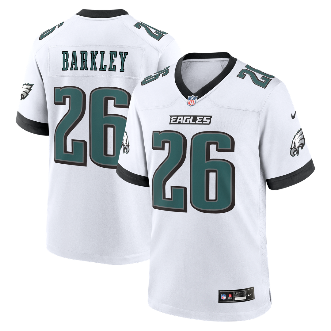 Philadelphia Eagles Saquon Barkley Black Alternate Game Jersey product image 13, provided for visual reference and product