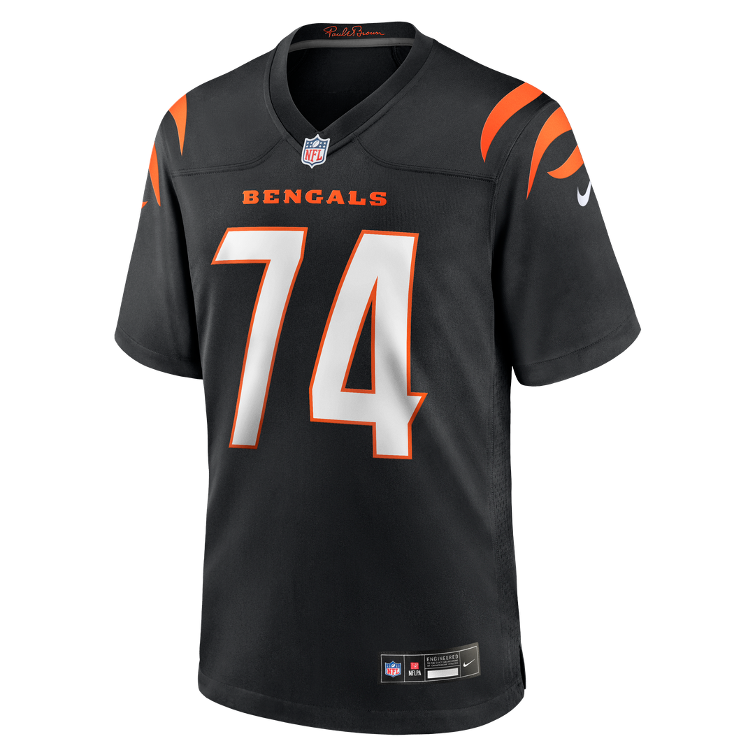 Cincinnati Bengals Jalen Rivers Black Team Game Jersey product image 2, provided for visual reference and product detail