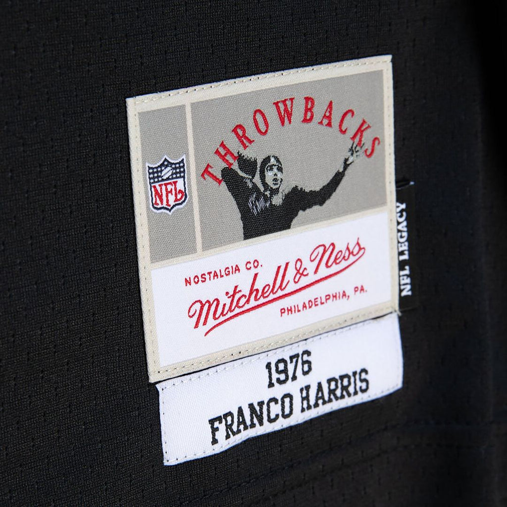 Pittsburgh Steelers Franco Harris White Legacy Replica Jersey product image 11, provided for visual reference and product