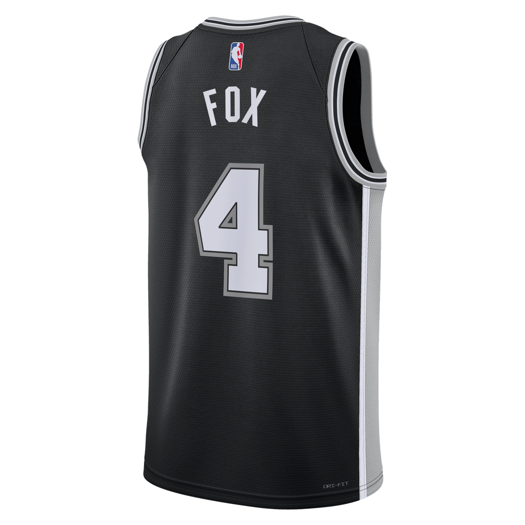 San Antonio Spurs Nike Icon Edition Swingman Jersey - Black product image 4