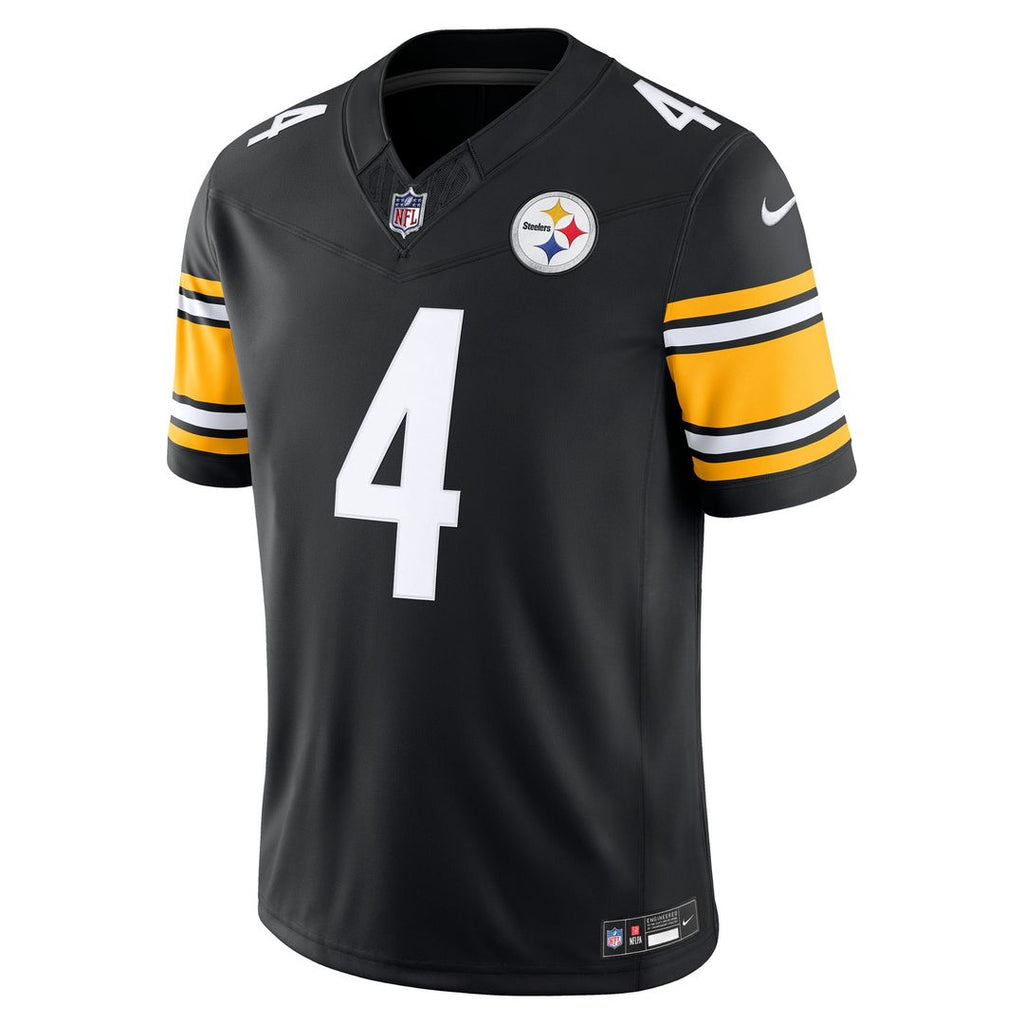 Pittsburgh Steelers DK Metcalf Black Team Vapor F.U.S.E. Stitched Limited Jersey product image 2, provided for visual