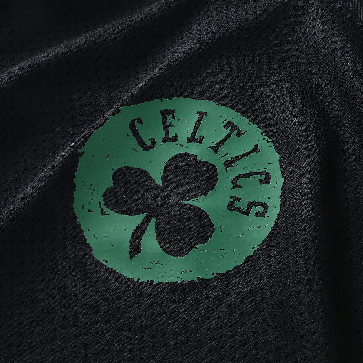 Boston Celtics Nike Courtside Football Jersey - Black - Mens product image 6