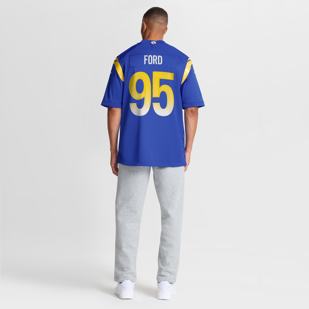 Los Angeles Rams Poona Ford Royal Team Game Jersey product image 8, provided for visual reference and product detail review