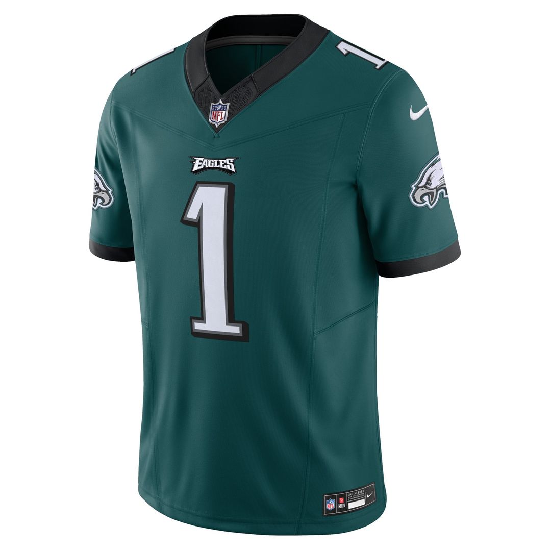 Philadelphia Eagles Jalen Hurts White Vapor F.U.S.E. Limited Jersey product image 8, provided for visual reference and