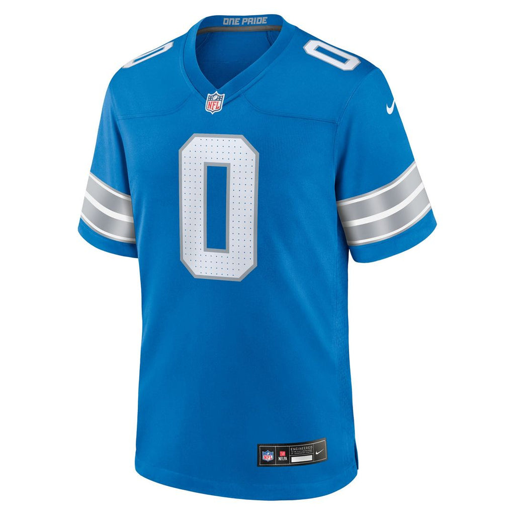 Detroit Lions Jahmyr Gibbs White Game Player Jersey product image 21, provided for visual reference and product detail review