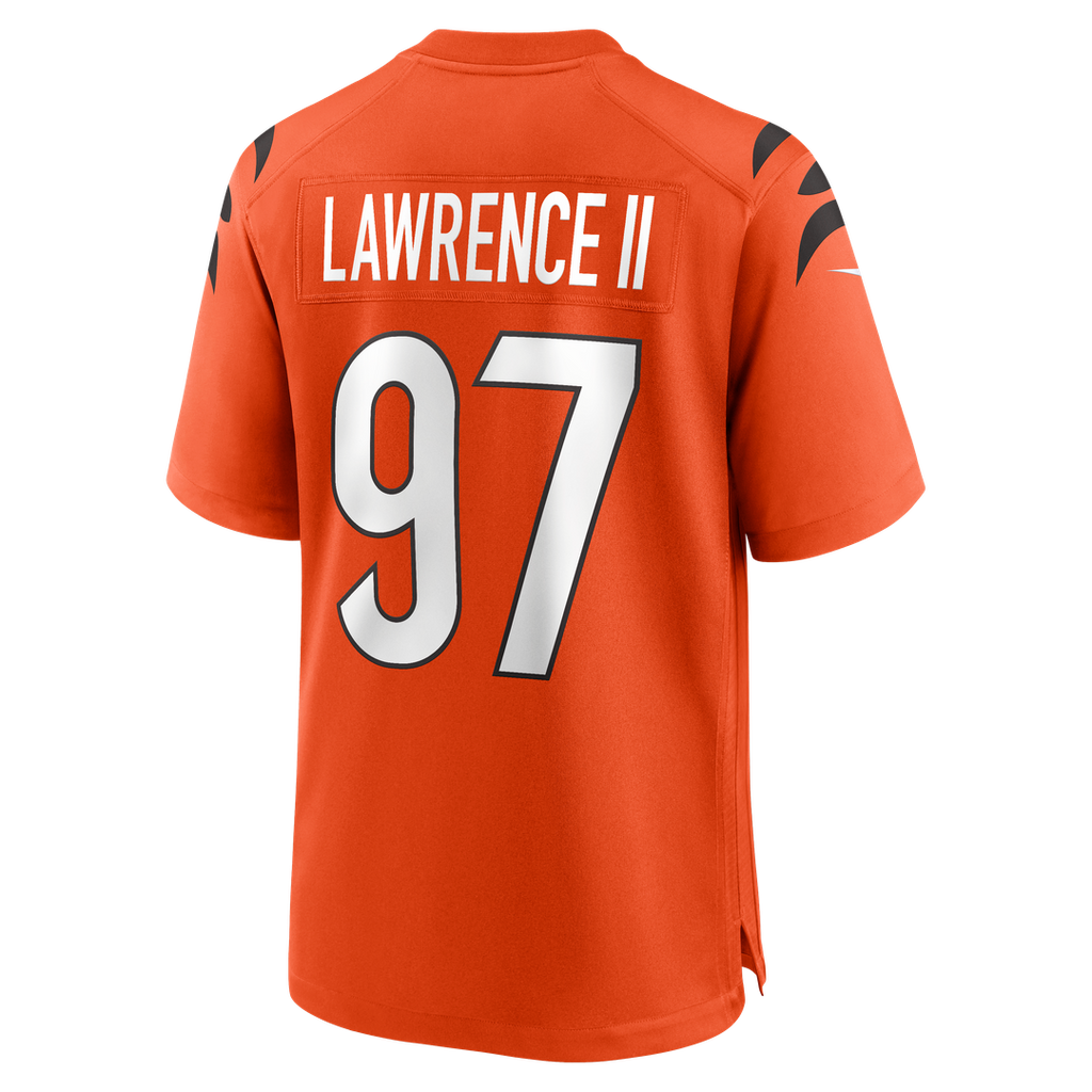 Cincinnati Bengals Dexter Lawrence II Black Game Jersey product image 13, provided for visual reference and product detail