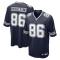 Dallas Cowboys Luke Schoonmaker Navy Team Game Jersey product image 1, provided for visual reference and product detail