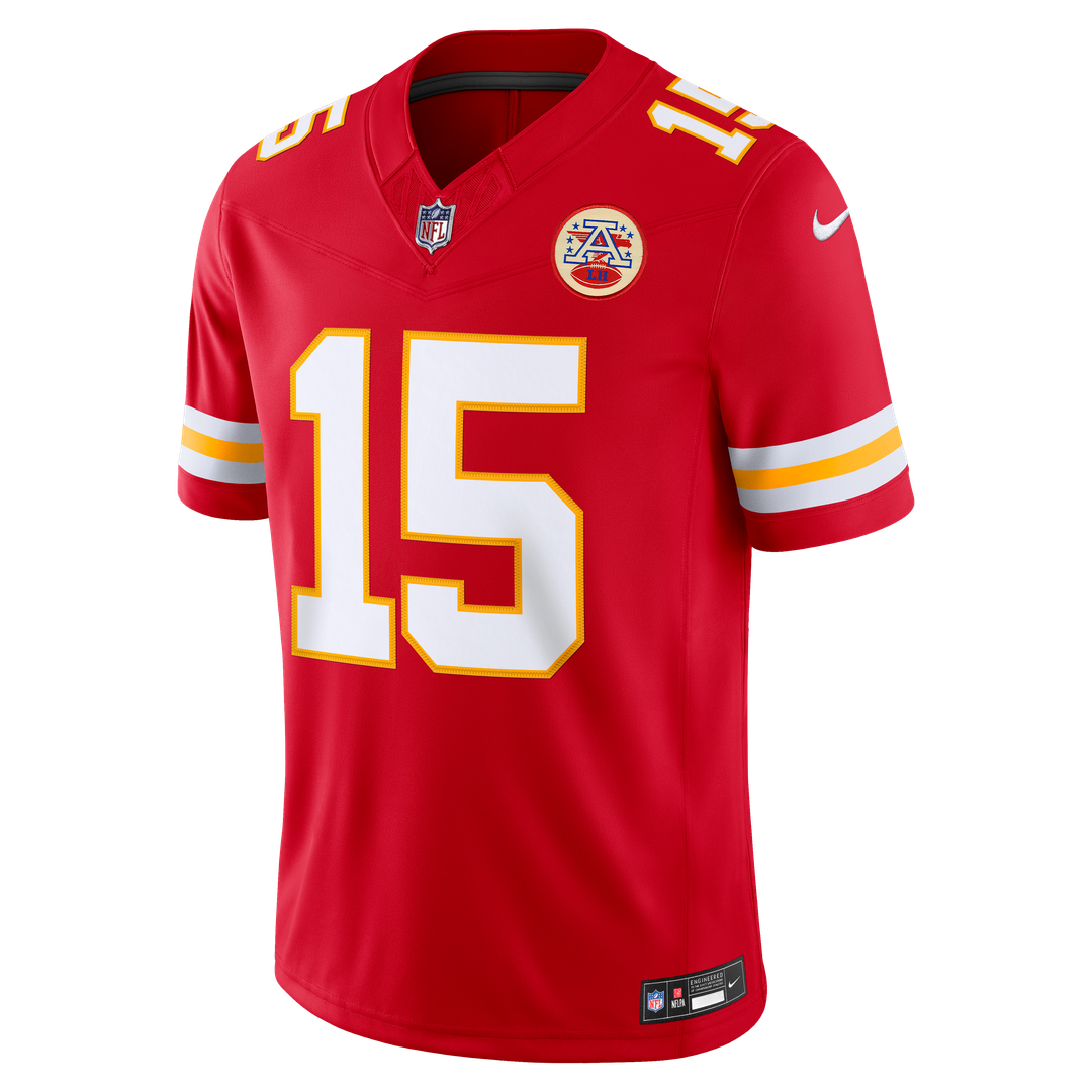 Kansas City Chiefs Patrick Mahomes White Vapor F.U.S.E. Stitched Limited Jersey product image 12, provided for visual