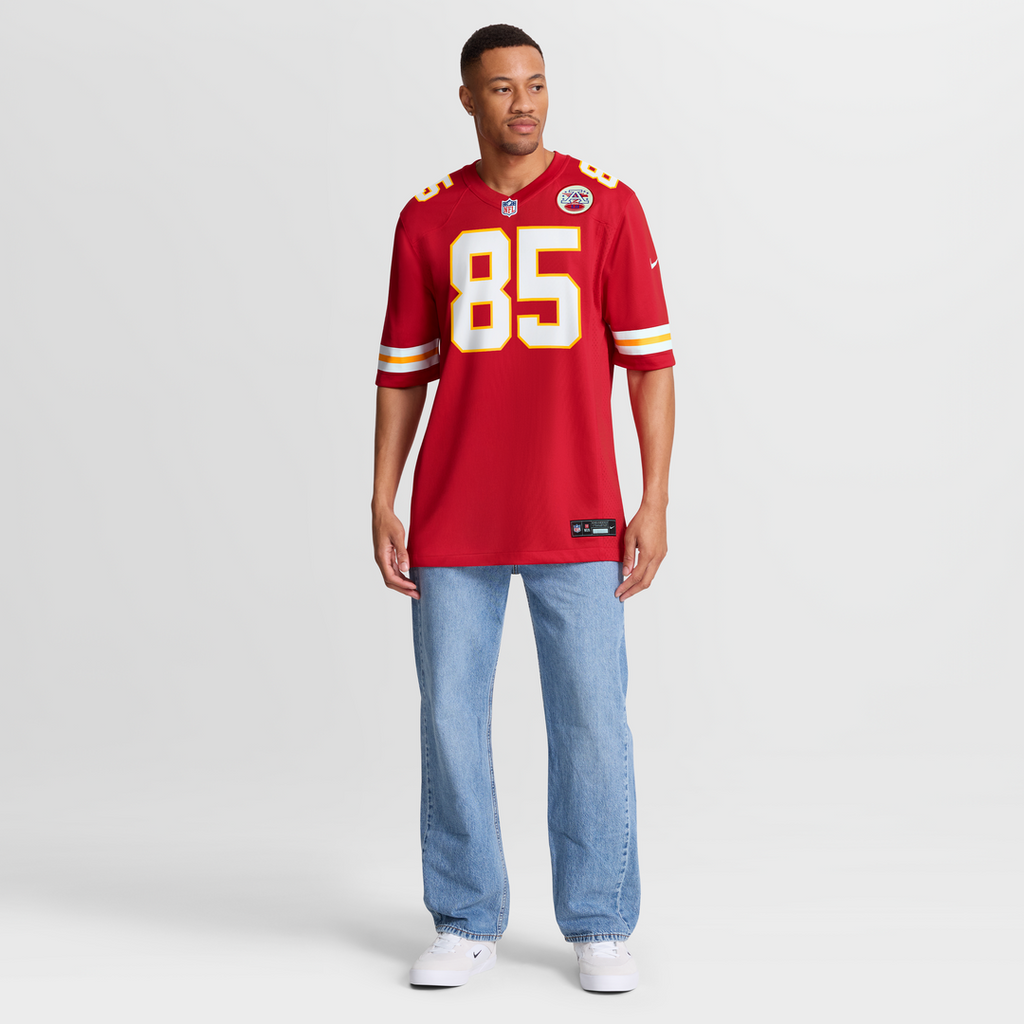 Kansas City Chiefs Robert Tonyan Red Team Game Jersey product image 7, provided for visual reference and product detail