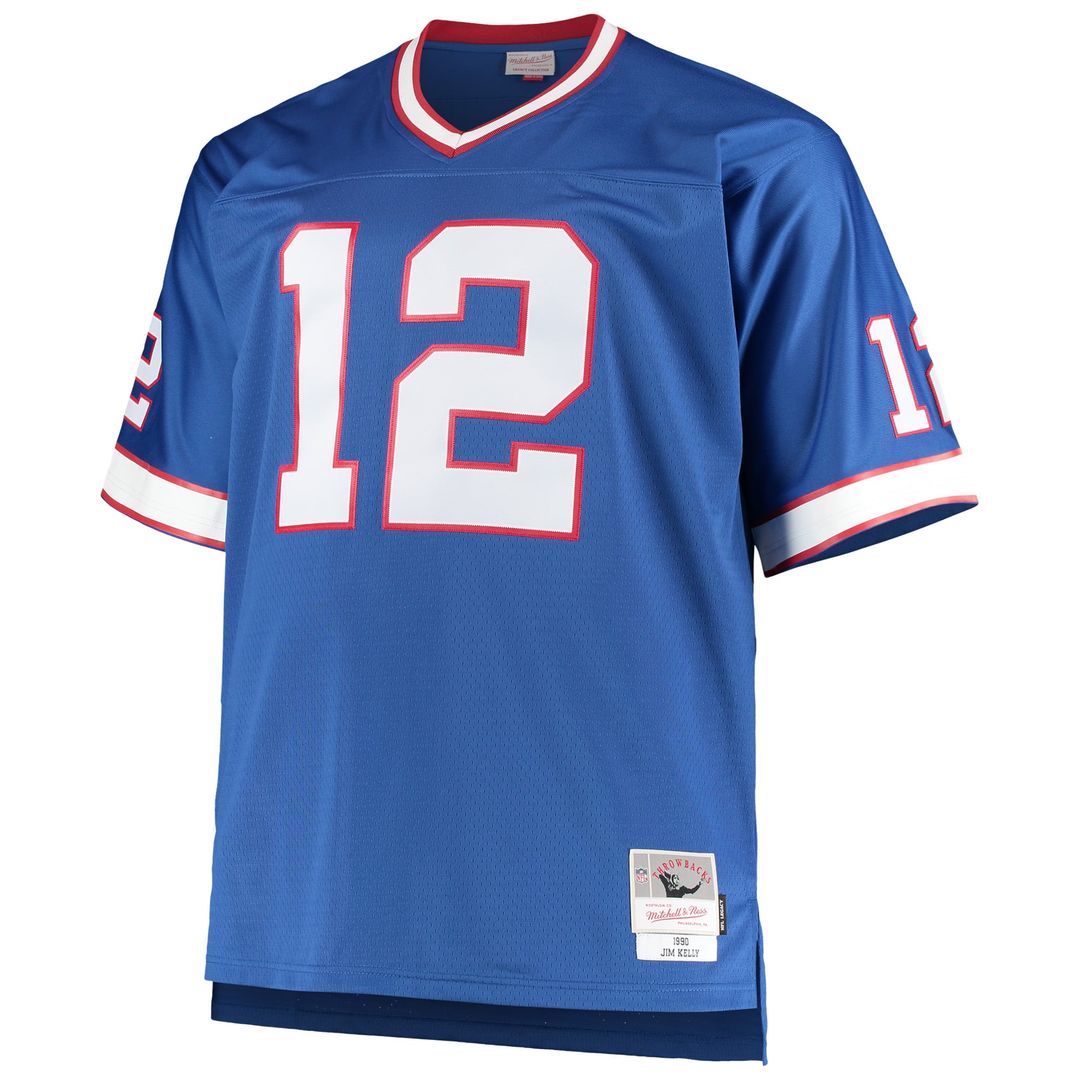 Buffalo Bills Jim Kelly Royal Big & Tall 1990 Retired Player Replica Jersey product image 2, provided for visual reference