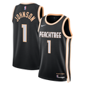 Atlanta Hawks 2025/26 City Edition Swingman Basketball Jersey - Black - Jalen Johnson - Unisex product image 1, provided for
