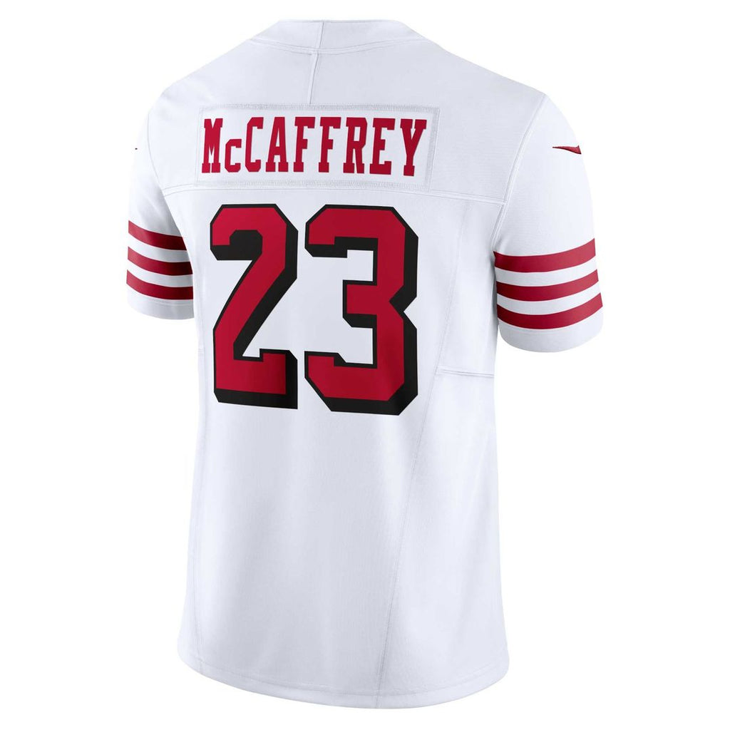 San Francisco 49ers Christian McCaffrey Scarlet Vapor F.U.S.E. Limited Jersey product image 9, provided for visual reference