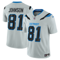 Detroit Lions Calvin Johnson Silver 2026 Rivalries Collection Stitched Limited Jersey product image 1, provided for visual