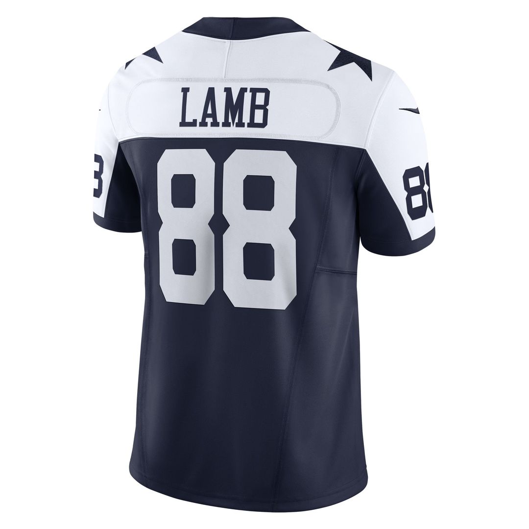 Dallas Cowboys CeeDee Lamb White Vapor F.U.S.E. Limited Jersey product image 9, provided for visual reference and product