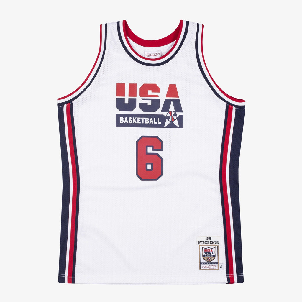 Patrick Ewing USA Basketball 1992 Authentic Jersey product image 1, provided for visual reference and product detail review
