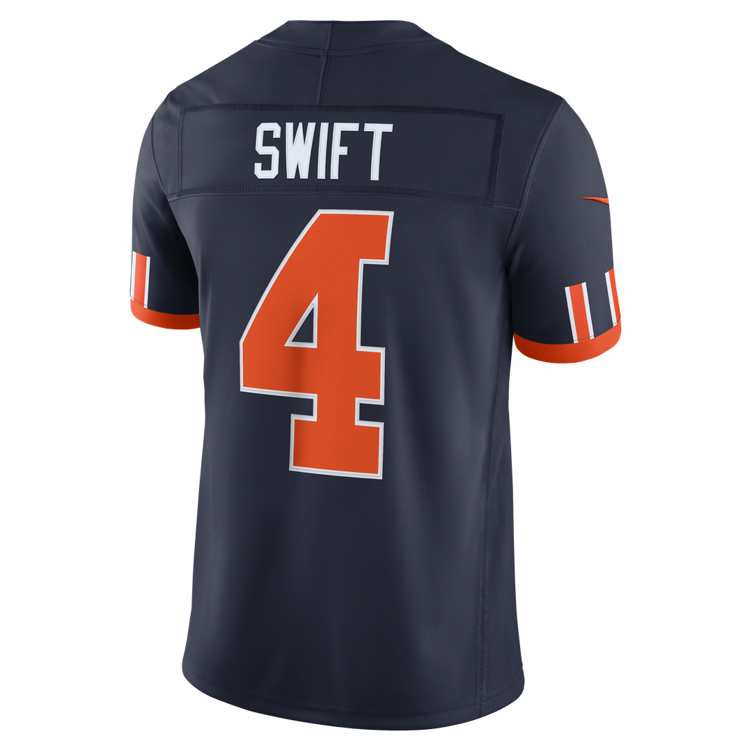 Chicago Bears D'Andre Swift Navy 2026 Rivalries Collection Stitched Limited Jersey product image 3, provided for visual