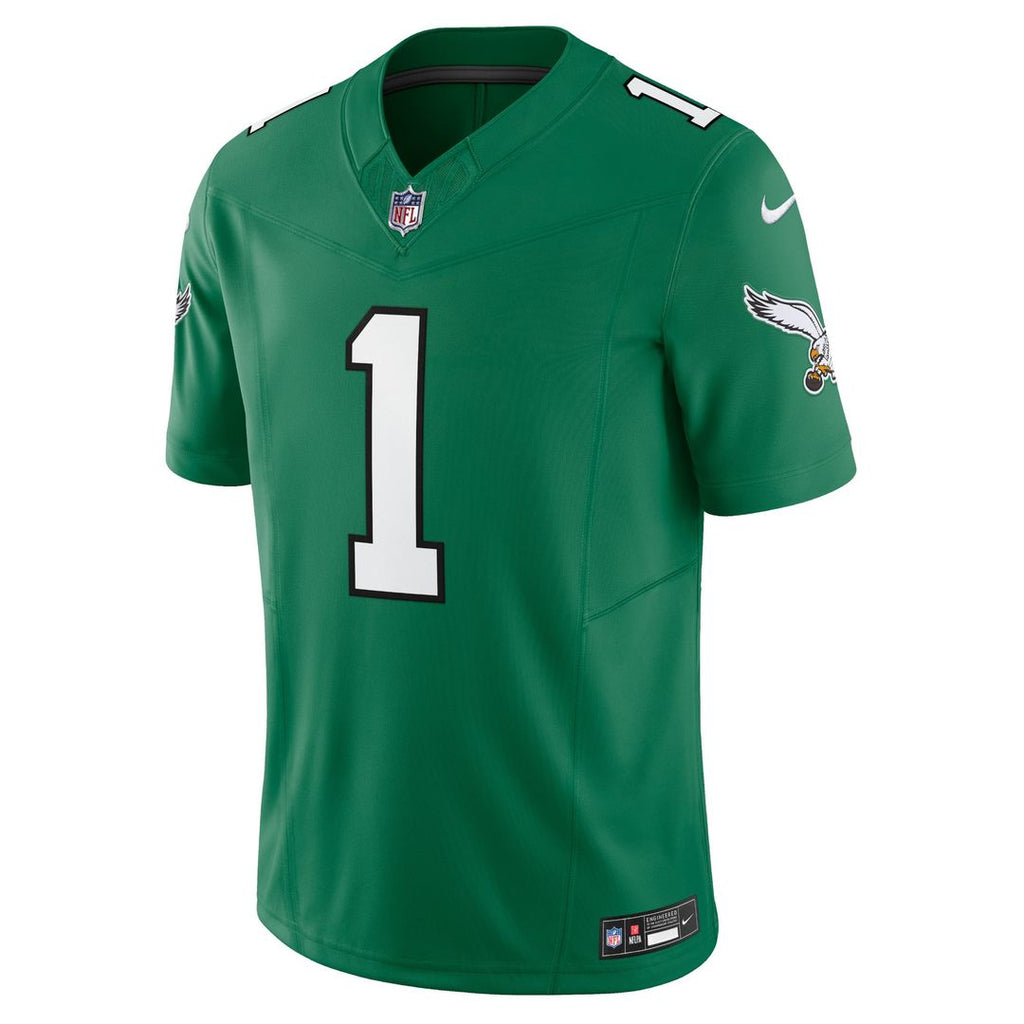 Philadelphia Eagles Jalen Hurts White Vapor F.U.S.E. Limited Jersey product image 8, provided for visual reference and