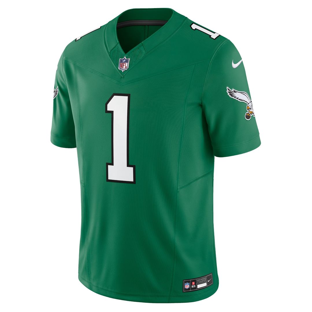 Philadelphia Eagles Jalen Hurts White Vapor F.U.S.E. Limited Jersey product image 8, provided for visual reference and