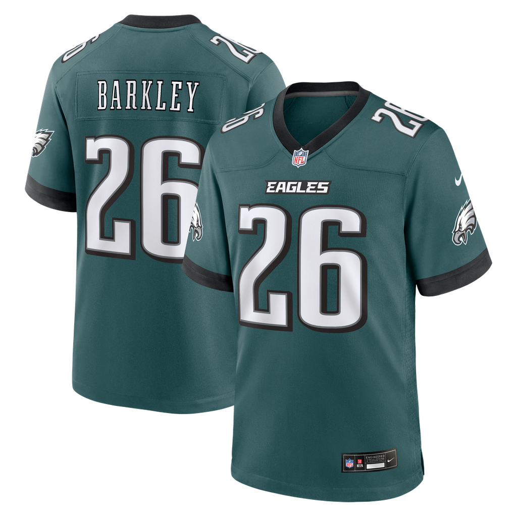 Philadelphia Eagles Saquon Barkley White Game Jersey product image 27, provided for visual reference and product detail