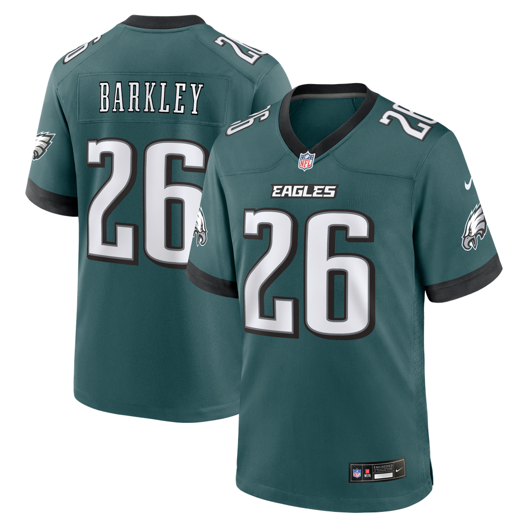 Philadelphia Eagles Saquon Barkley White Game Jersey product image 27, provided for visual reference and product detail