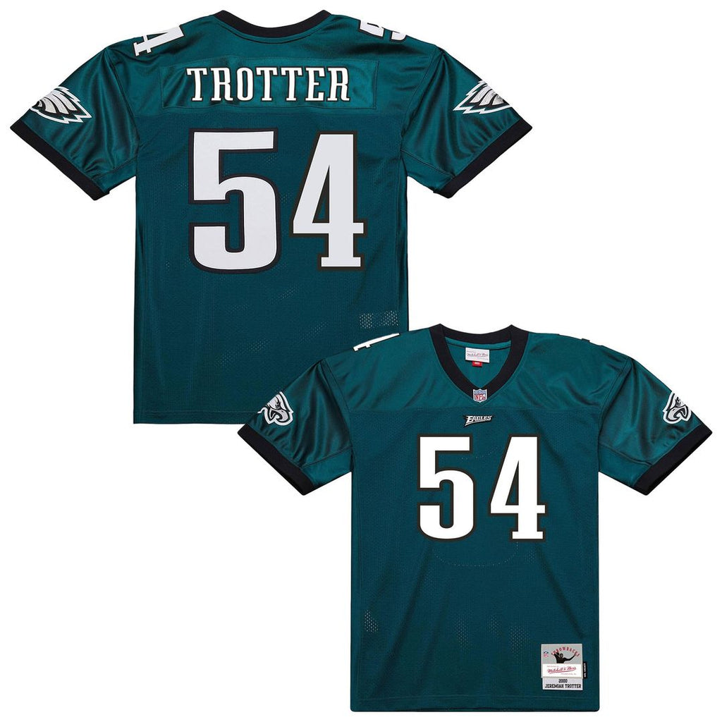 Philadelphia Eagles Jeremiah Trotter Green 2000 Legacy Throwback Replica Jersey product image 1, provided for visual