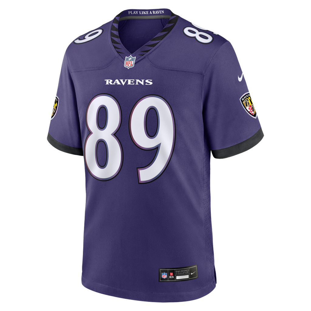 Baltimore Ravens Mark Andrews Black Alternate Game Jersey product image 8, provided for visual reference and product detail
