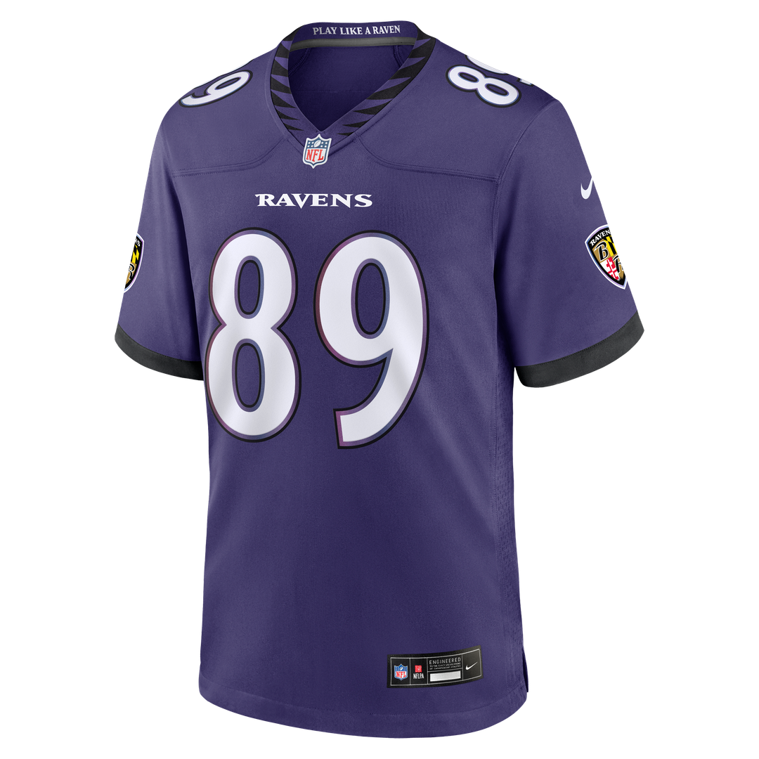 Baltimore Ravens Mark Andrews Black Alternate Game Jersey product image 8, provided for visual reference and product detail
