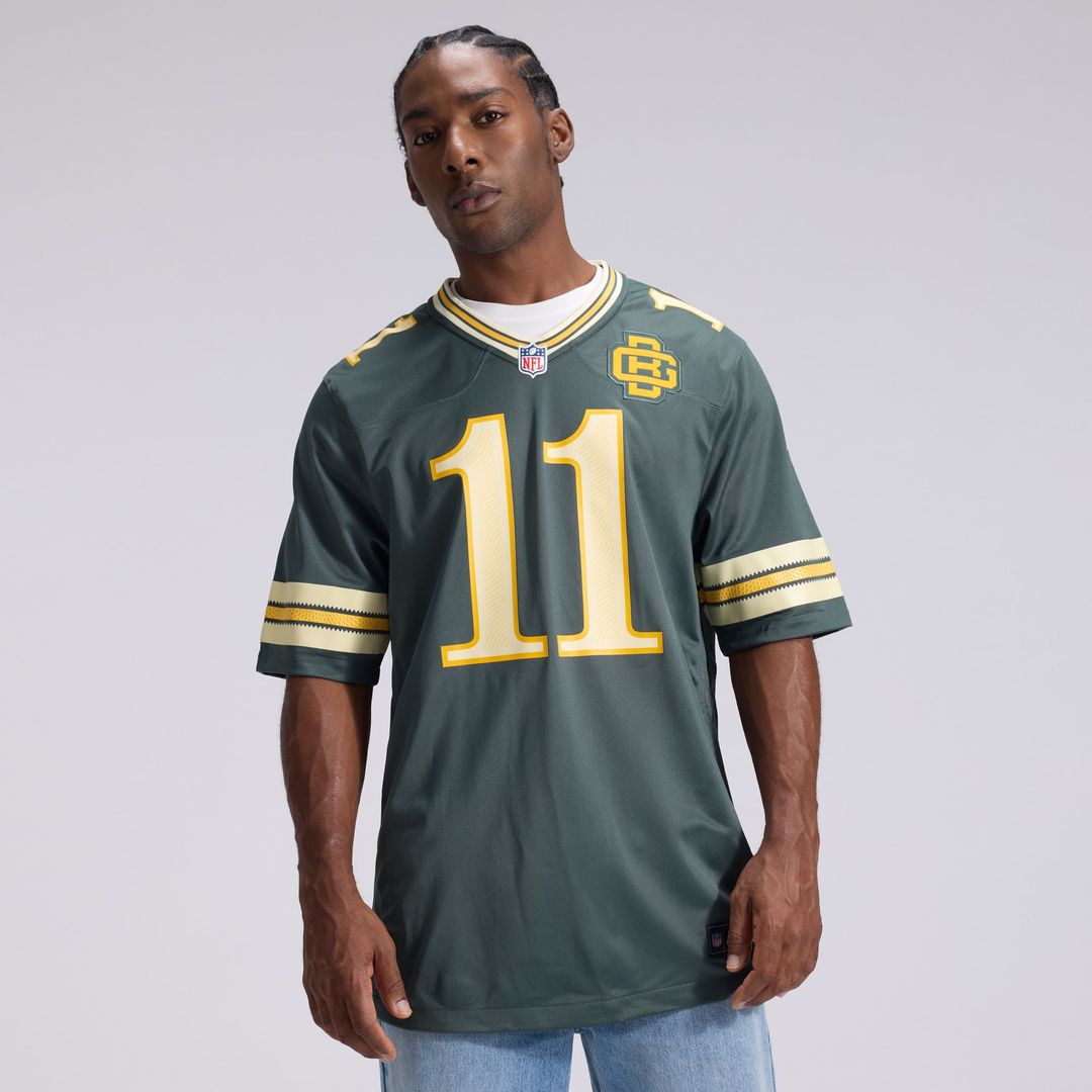 Green Bay Packers Jayden Reed Green 2026 Rivalries Collection Game Jersey product image 2, provided for visual reference and
