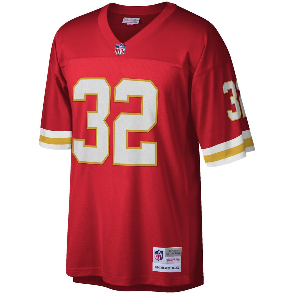 Kansas City Chiefs Marcus Allen Red Legacy Replica Jersey product image 2, provided for visual reference and product detail