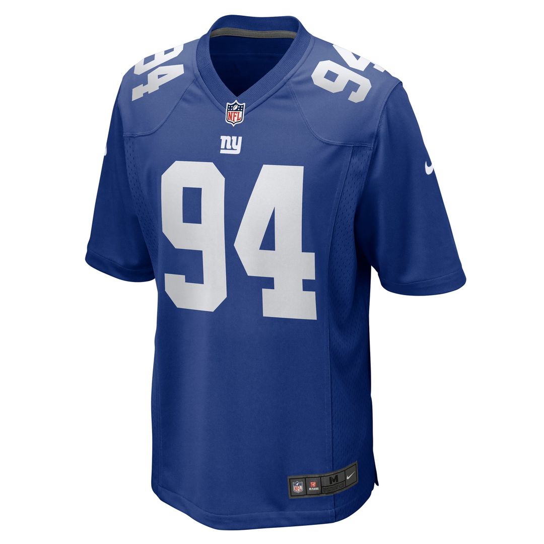 New York Giants Elijah Chatman Royal Team Game Jersey product image 2, provided for visual reference and product detail
