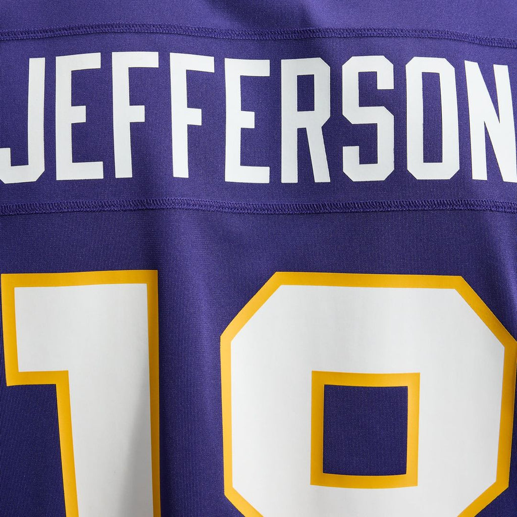 Minnesota Vikings Justin Jefferson White Alternate Game Player Jersey product image 41, provided for visual reference and