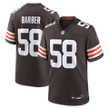 Cleveland Browns Austin Barber Brown Team Game Jersey product image 1, provided for visual reference and product detail