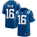Indianapolis Colts Ashton Dulin Royal Game Jersey product image 1, provided for visual reference and product detail review