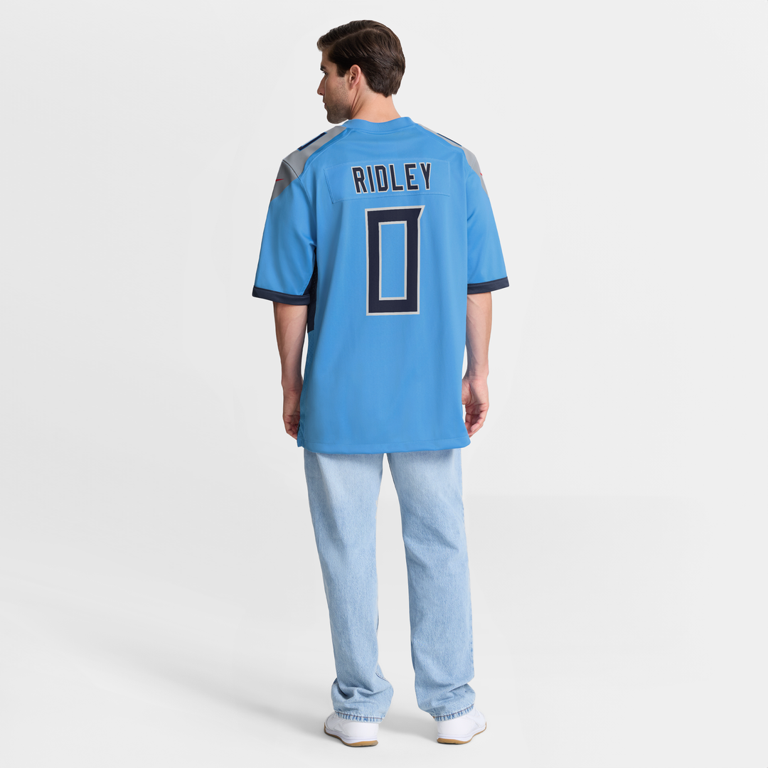 Tennessee Titans Calvin Ridley Light Blue Team Game Jersey product image 5, provided for visual reference and product detail