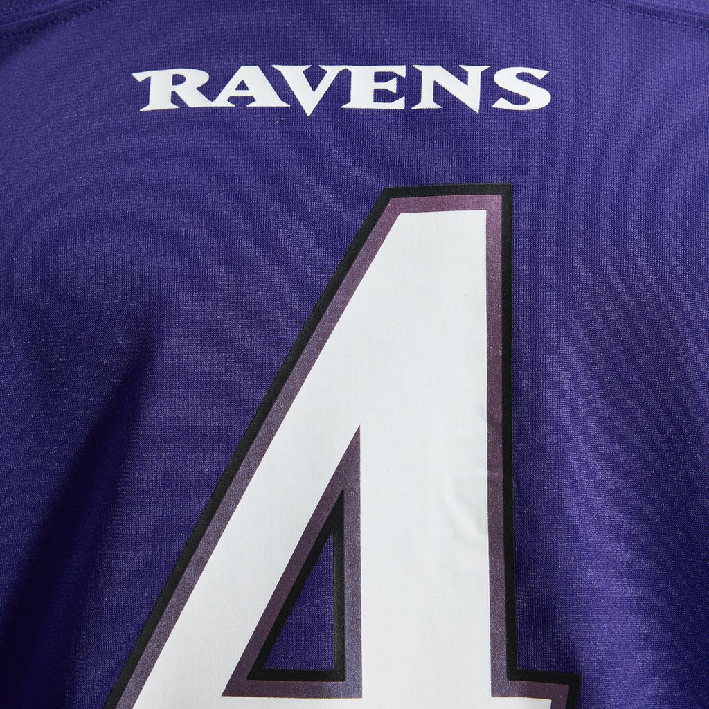 Baltimore Ravens Zay Flowers Purple Team Game Jersey product image 11, provided for visual reference and product detail