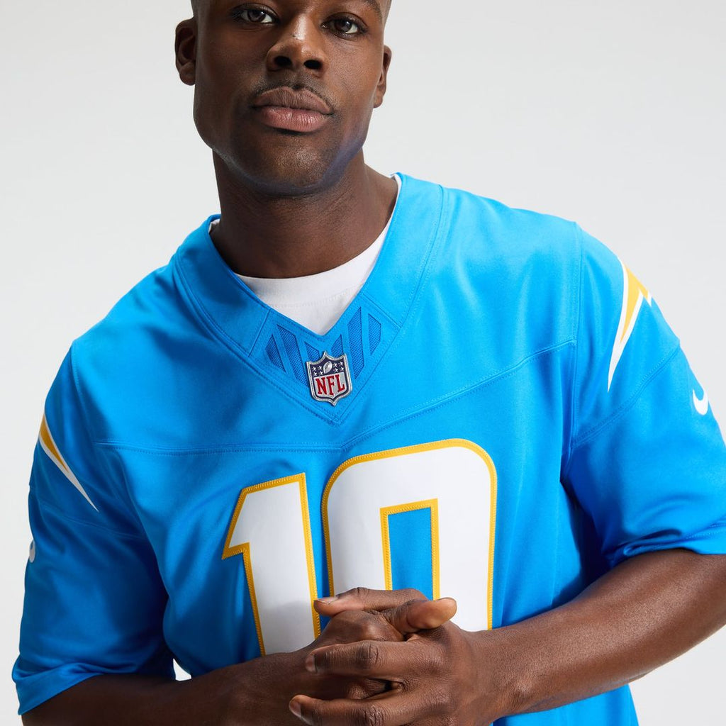 Los Angeles Chargers Justin Herbert Navy Alternate Super Chargers Vapor F.U.S.E. Stitched Limited Jersey product image 19,