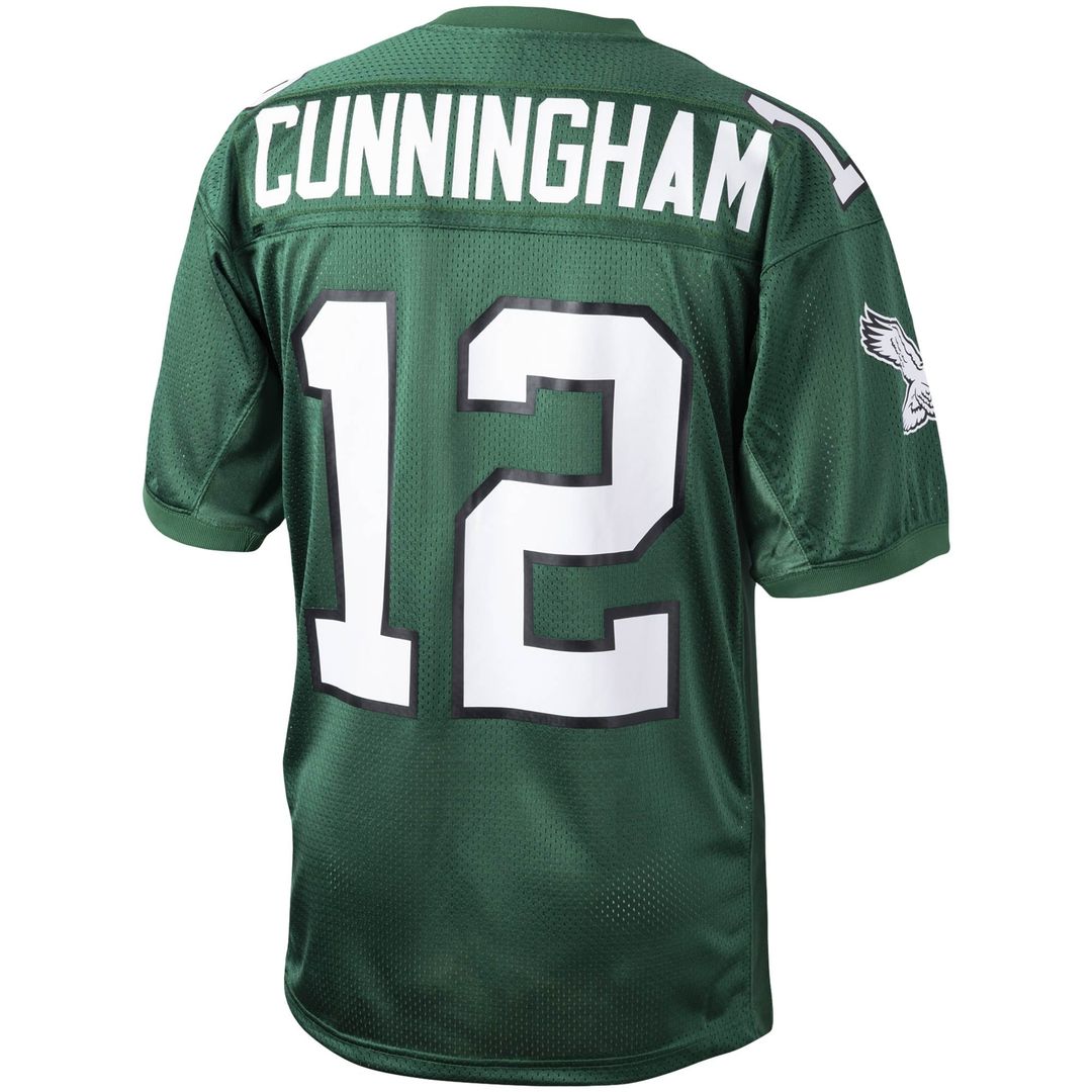 Philadelphia Eagles 1992 Randall Cunningham Green Authentic Throwback Retired Player Jersey product image 3, provided for
