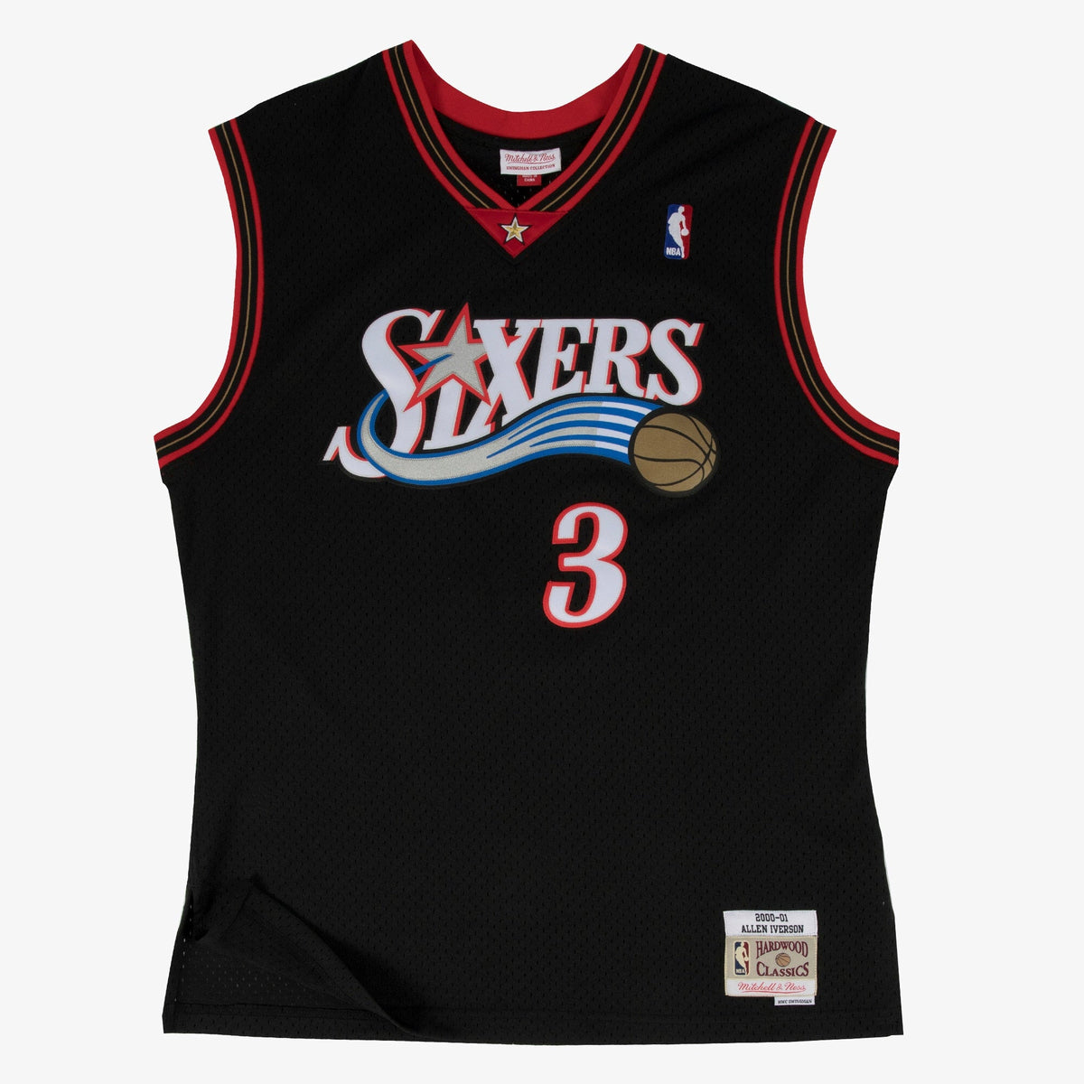 Philadelphia 76ers Swingman Basketball Jersey Road Allen Iverson 2000 - 01 product image 1, provided for visual reference