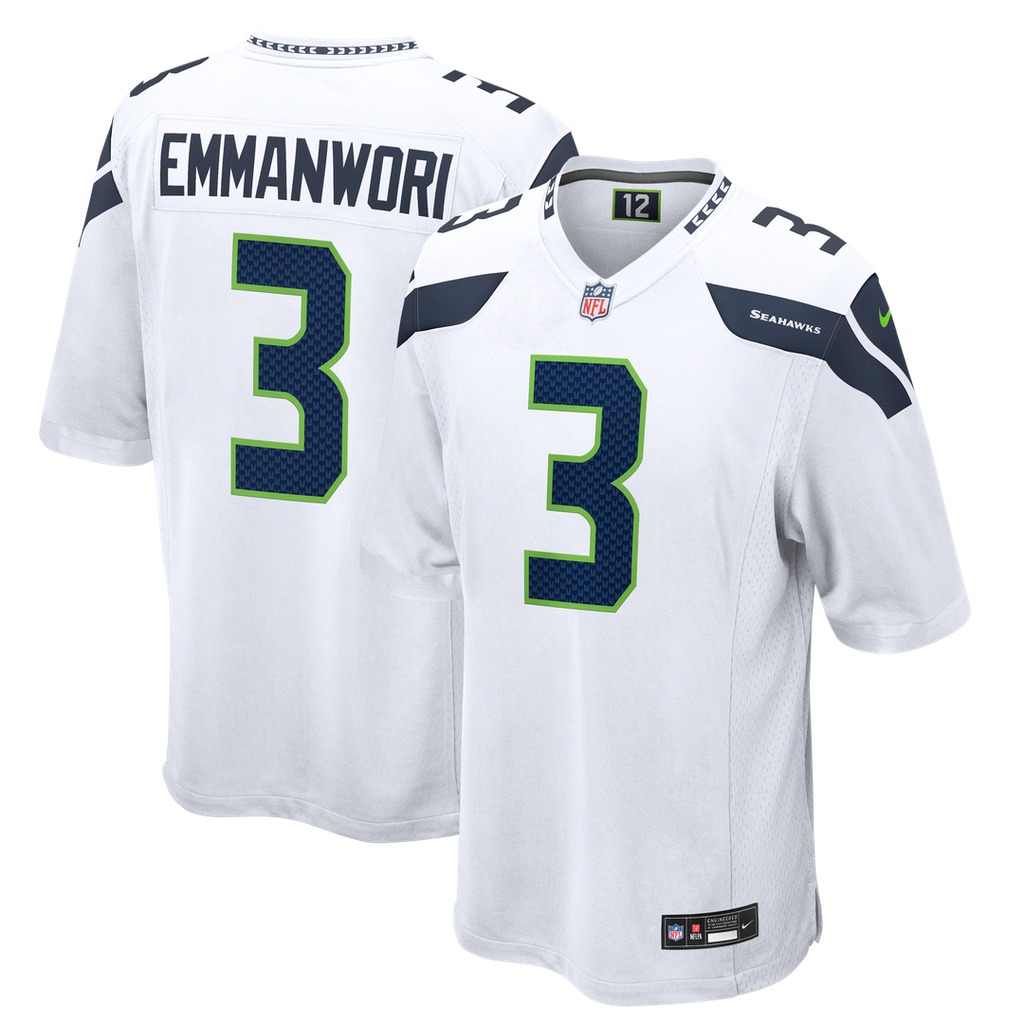 Seattle Seahawks Nick Emmanwori College Navy Team Game Jersey product image 13, provided for visual reference and product