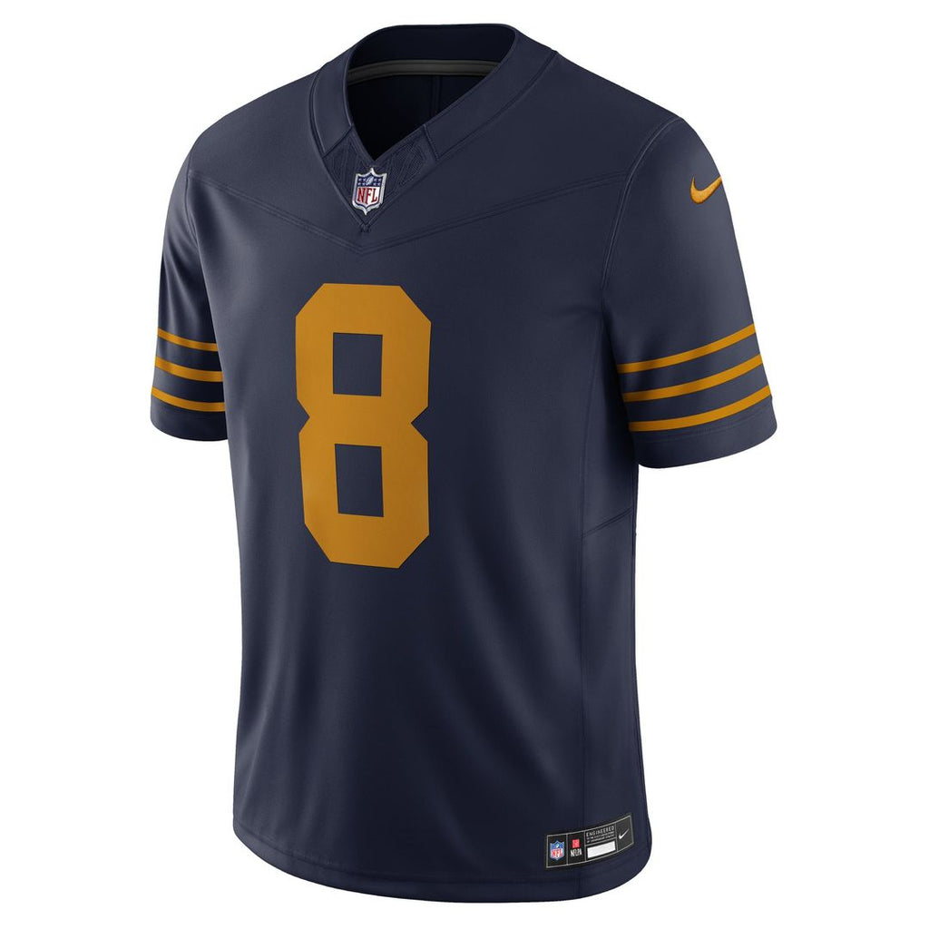 Green Bay Packers Josh Jacobs Navy The 1923 Classic Vapor F.U.S.E. Limited Jersey product image 2, provided for visual