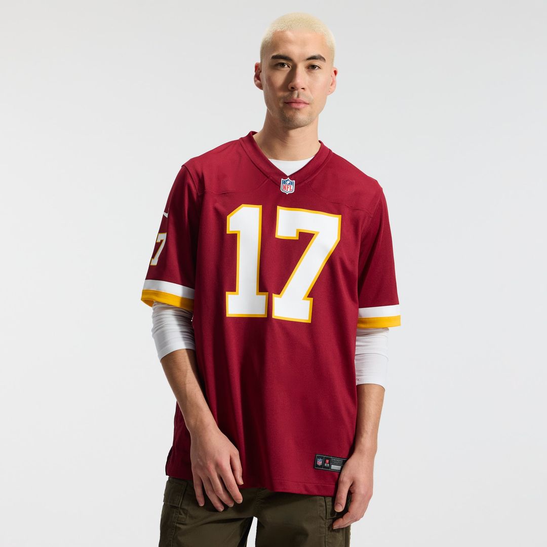 Washington Commanders Terry McLaurin Burgundy Game Jersey product image 2, provided for visual reference and product detail