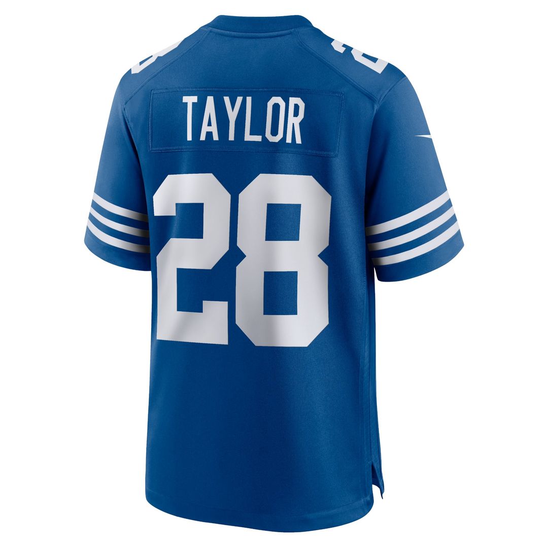 Indianapolis Colts Jonathan Taylor White Game Jersey product image 9, provided for visual reference and product detail review