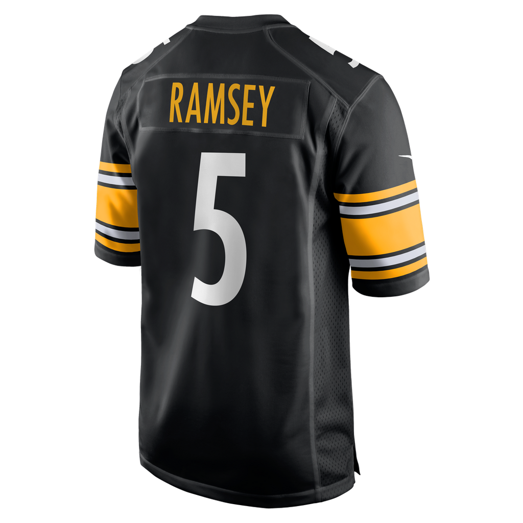 Pittsburgh Steelers Jalen Ramsey Gold Alternate 1933 Throwback Game Jersey product image 9, provided for visual reference