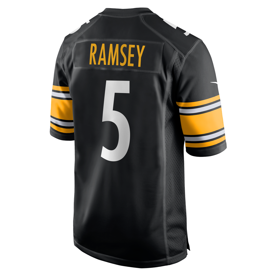 Pittsburgh Steelers Jalen Ramsey Gold Alternate 1933 Throwback Game Jersey product image 9, provided for visual reference