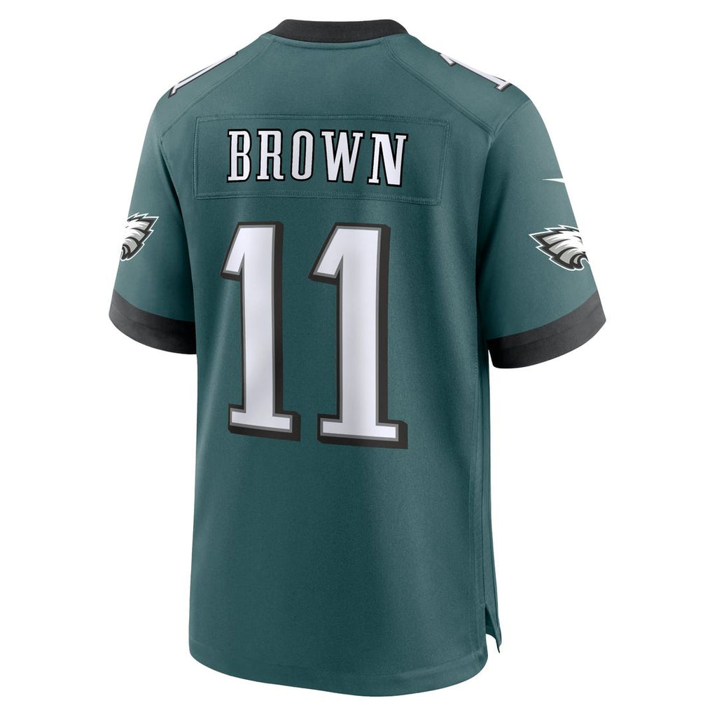 Philadelphia Eagles A.J. Brown Kelly Green Alternate Game Player Jersey product image 29, provided for visual reference and