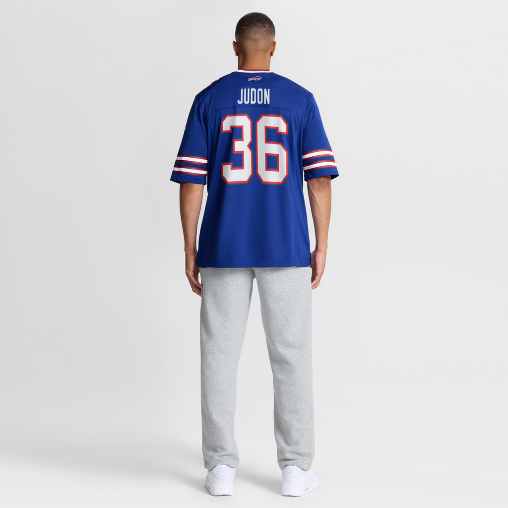 Buffalo Bills Matthew Judon Royal Team Game Jersey product image 5, provided for visual reference and product detail review